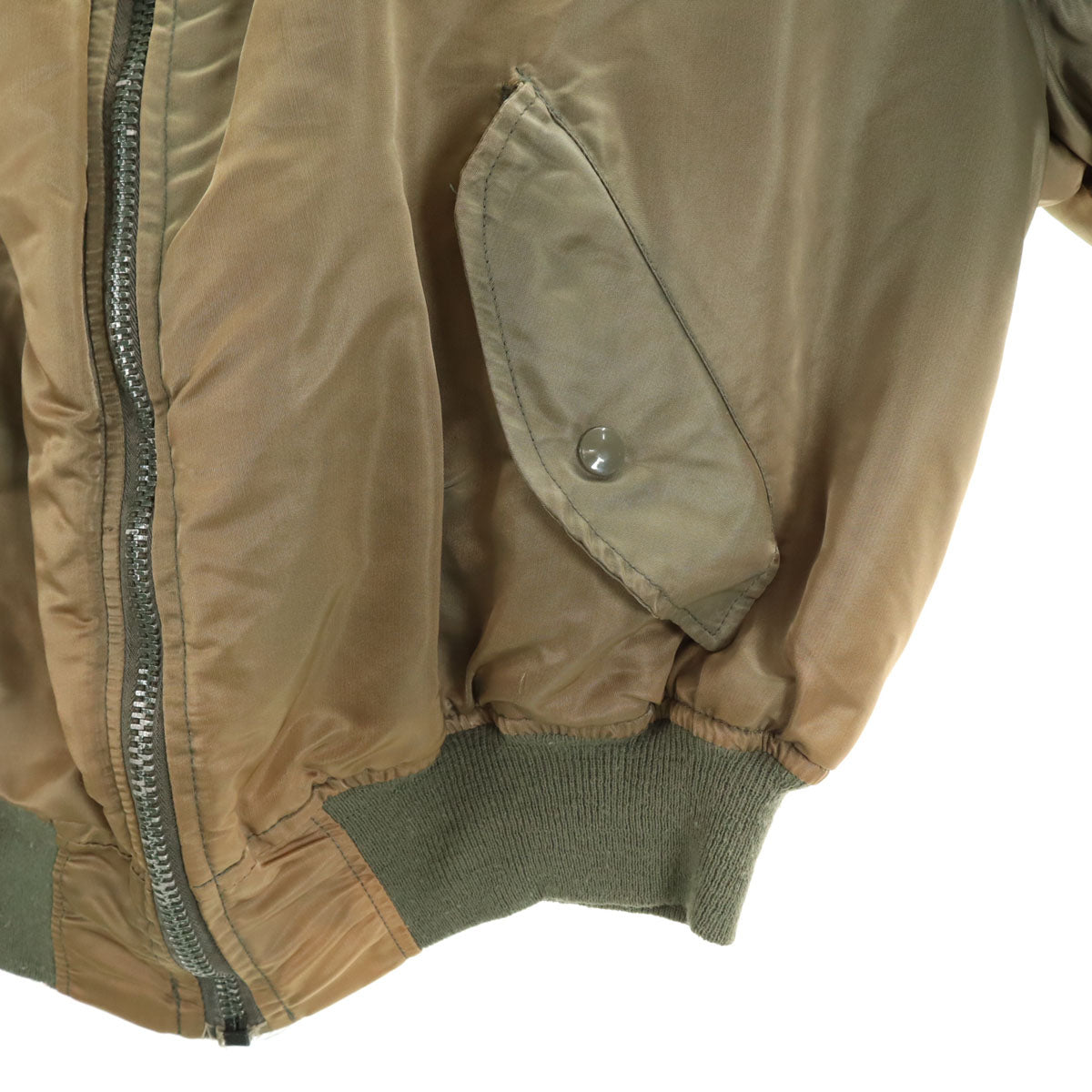 AVIREX アヴィレックス 90s USA製 MA-1 オールド フライトジャケット XL カーキ メンズ