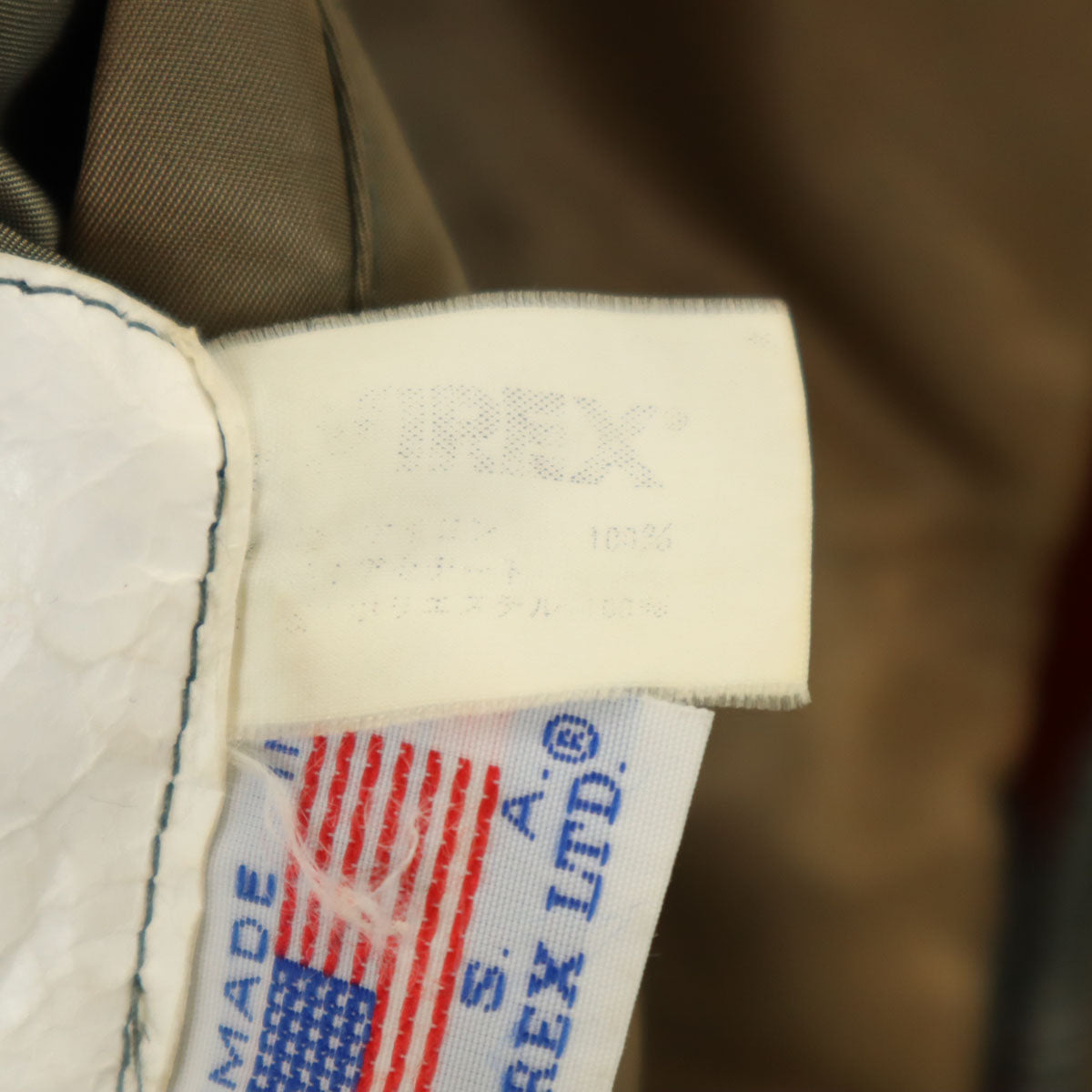 AVIREX アヴィレックス 90s USA製 MA-1 オールド フライトジャケット XL カーキ メンズ