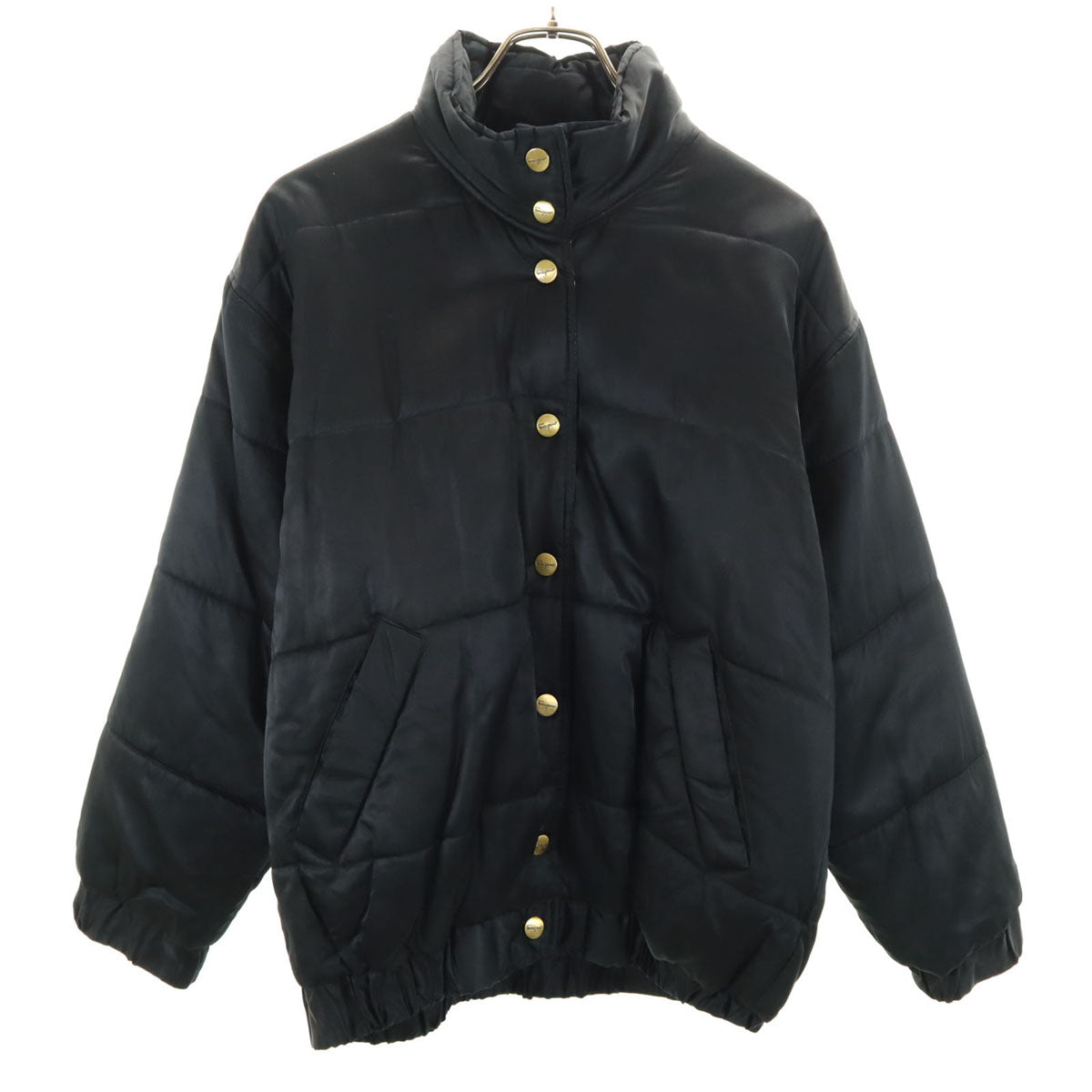 SalvatoreFerragamo サルバトーレフェラガモ 90s イタリア製 オールド シルク ジャケット M ブラック レディース