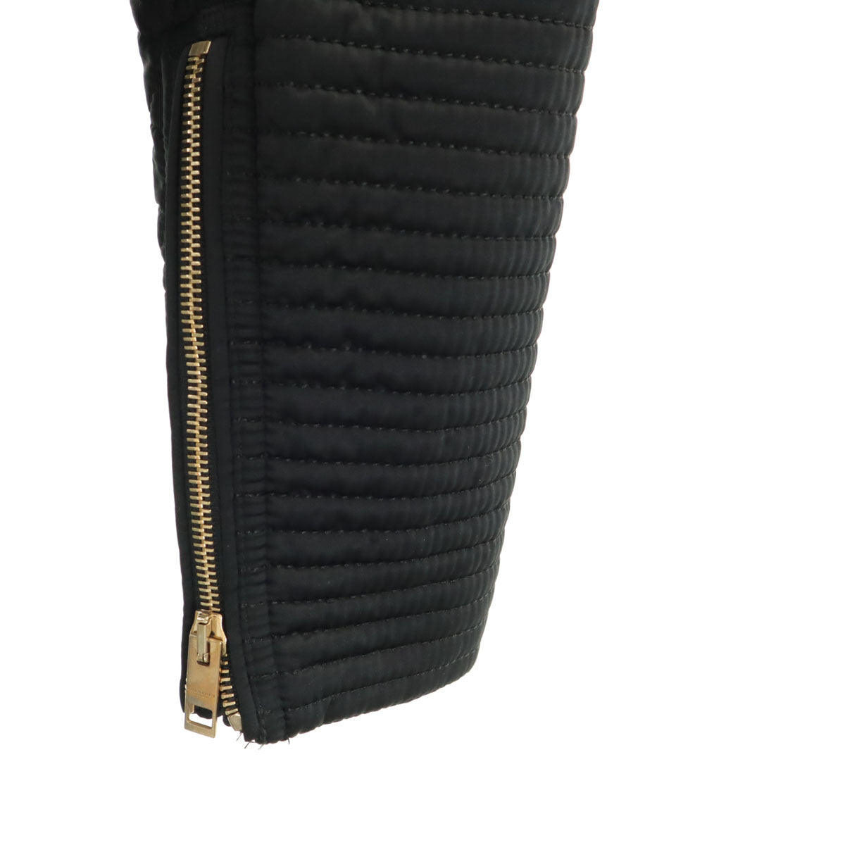 未使用 BURBERRY LONDON バーバリーロンドン キルティングジャケット 38 ブラック ベルト タグ付き レディース