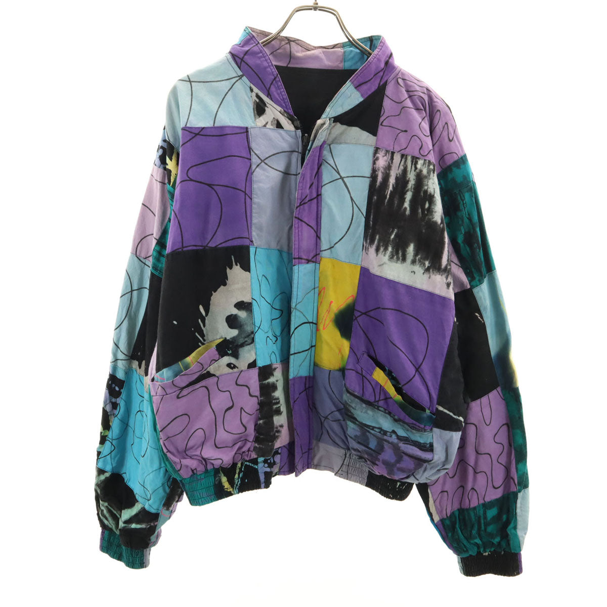 jewels ジュエルズ 90s オールド ブルゾン L パープル リバーシブル メンズ