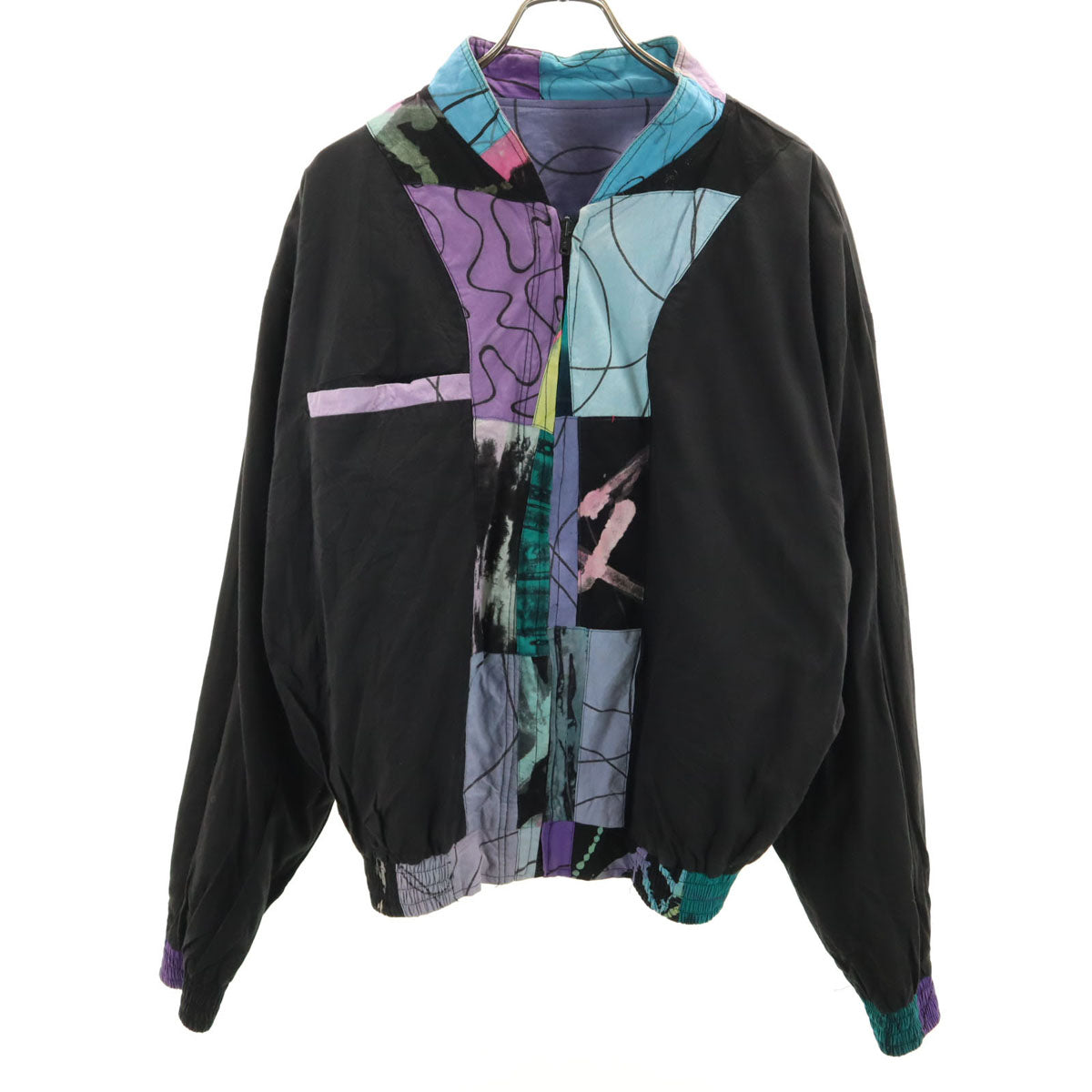 jewels ジュエルズ 90s オールド ブルゾン L パープル リバーシブル メンズ