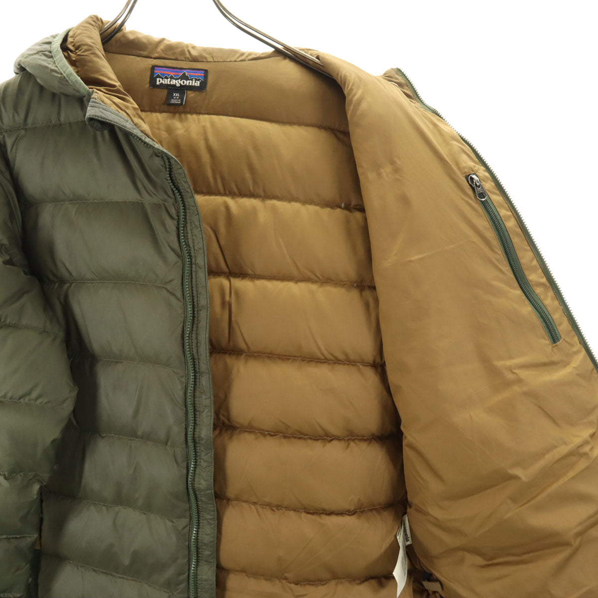 patagonia パタゴニア ハイロフト ダウンジャケット XXL カーキ 68207FA18 アウトドア メンズ