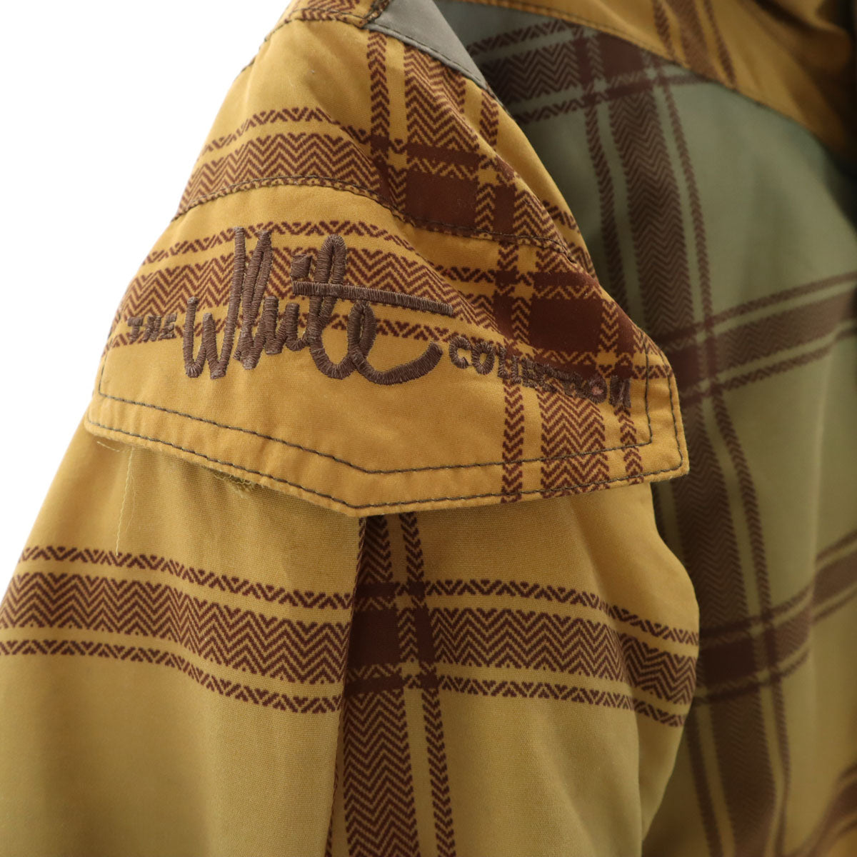 BURTON バートン チェック柄 スノーボード ジャケット M イエロー系 キッズ