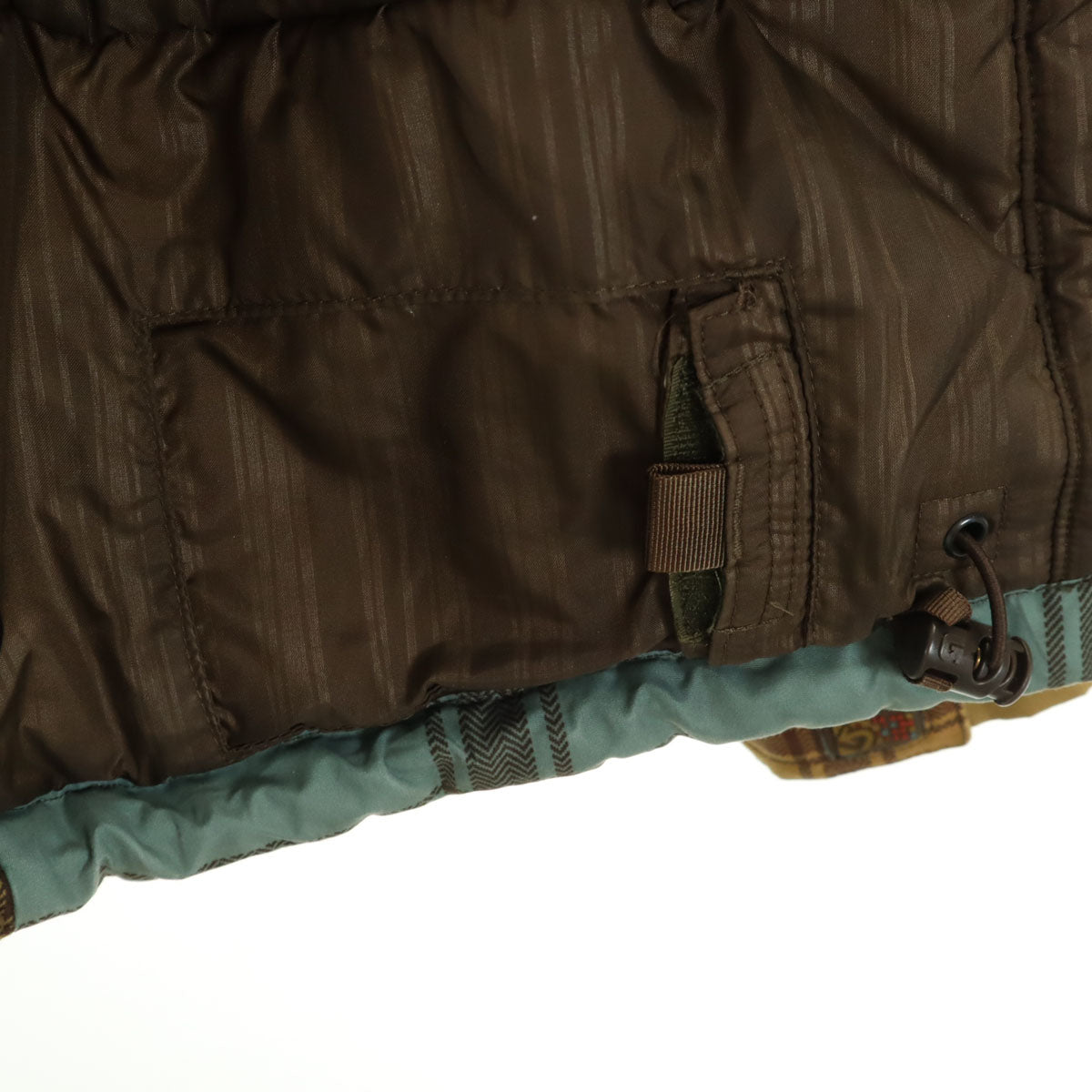 BURTON バートン チェック柄 スノーボード ジャケット M イエロー系 キッズ