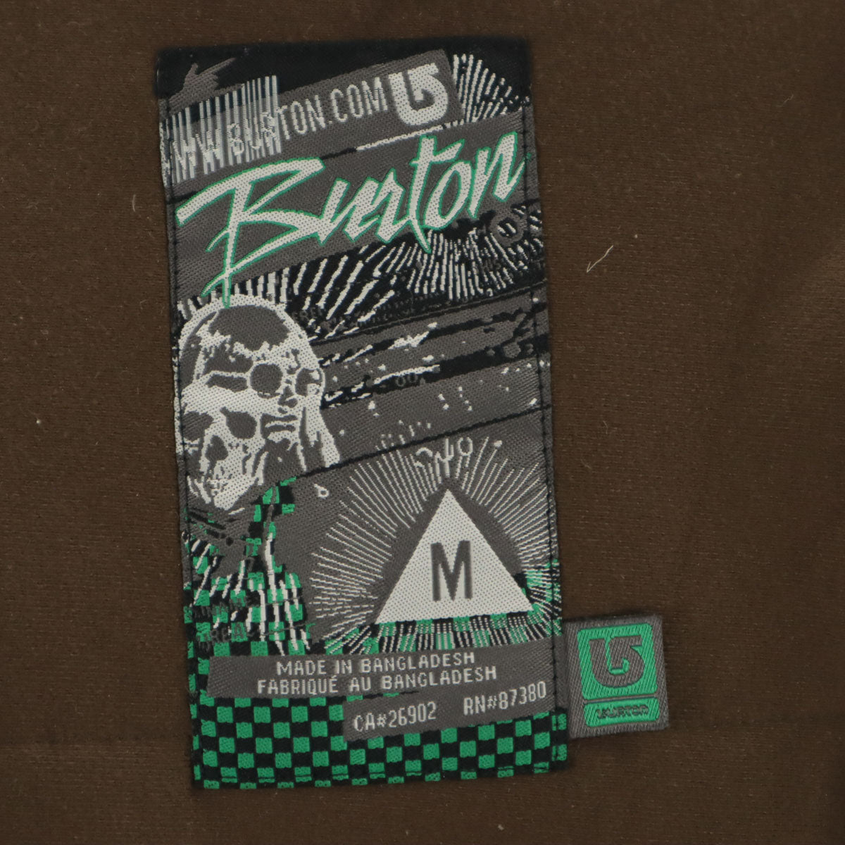 BURTON バートン チェック柄 スノーボード ジャケット M イエロー系 キッズ