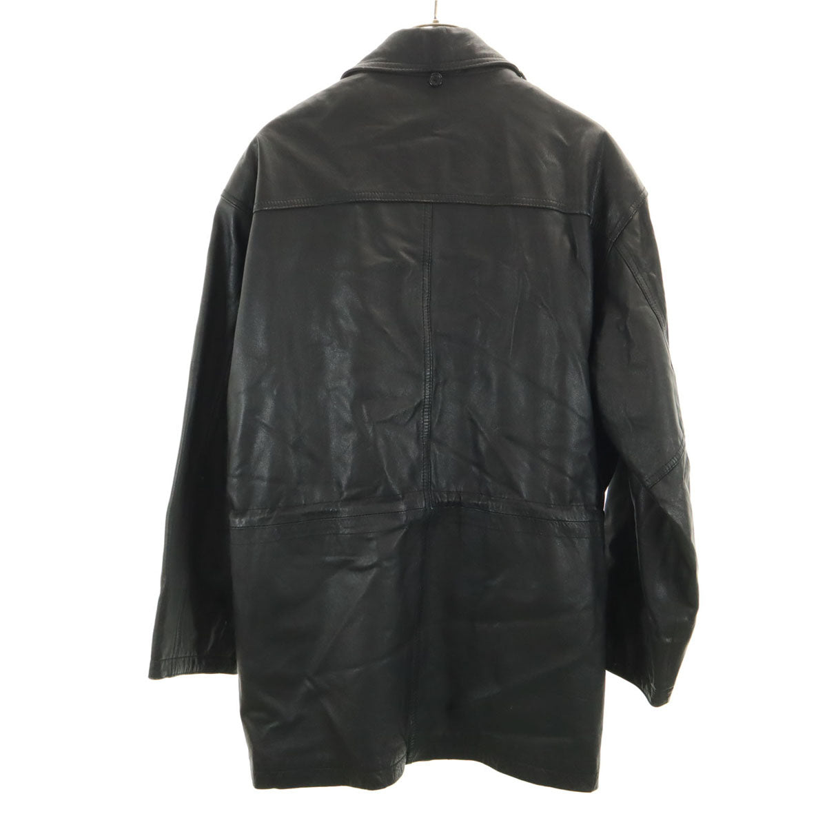 BRYANT&MAY ブライアントアンドメイ レザージャケット M ブラック 革ジャン ライナー付き メンズ