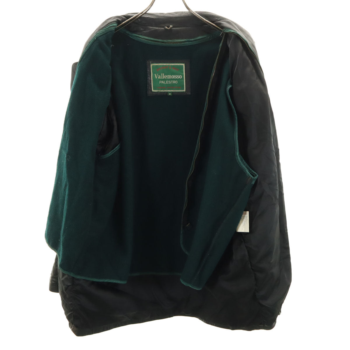 BRYANT&MAY ブライアントアンドメイ レザージャケット M ブラック 革ジャン ライナー付き メンズ