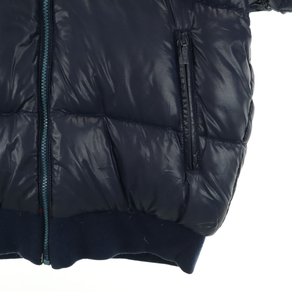 MONCLER モンクレール 80s ヴィンテージ アシックス ダウンジャケット L ネイビー リバーシブル レディース