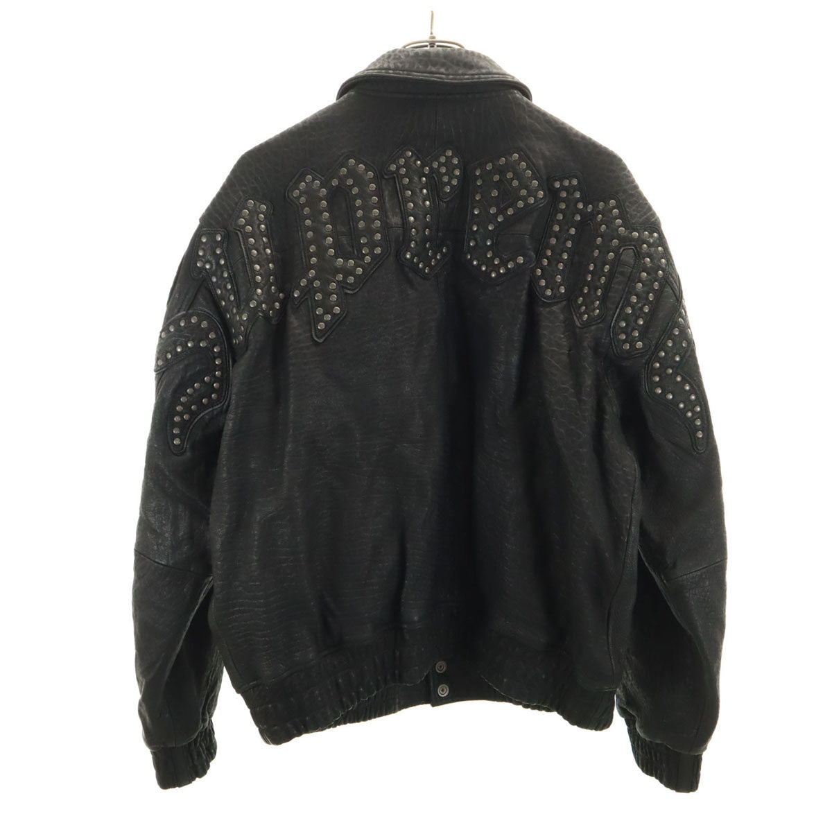 Supreme シュプリーム 21AW レザージャケット M ブラック メンズ