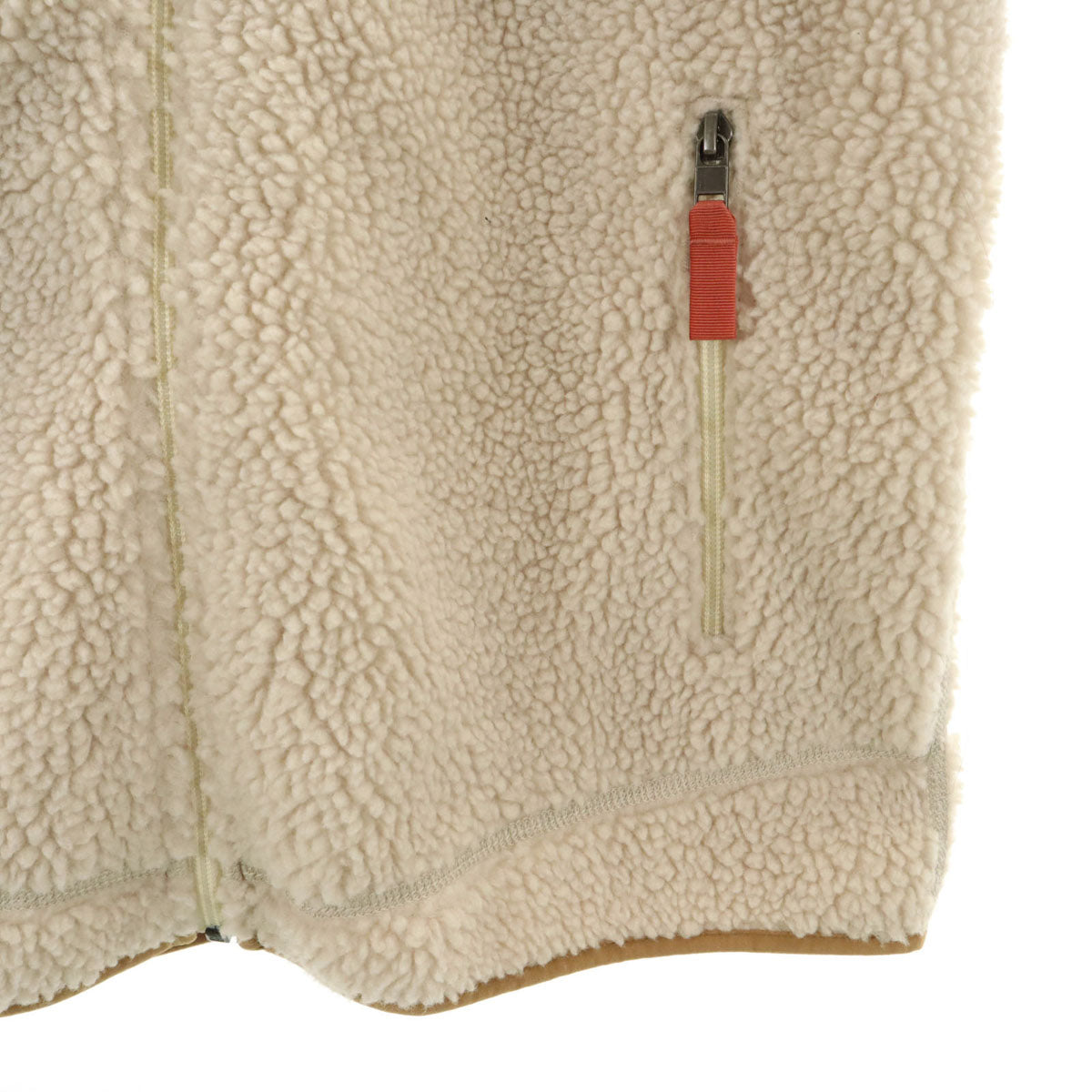 美品 patagonia パタゴニア クラシックレトロ X フリースジャケット M ベージュ アウトドア STY23074FA20 レディース