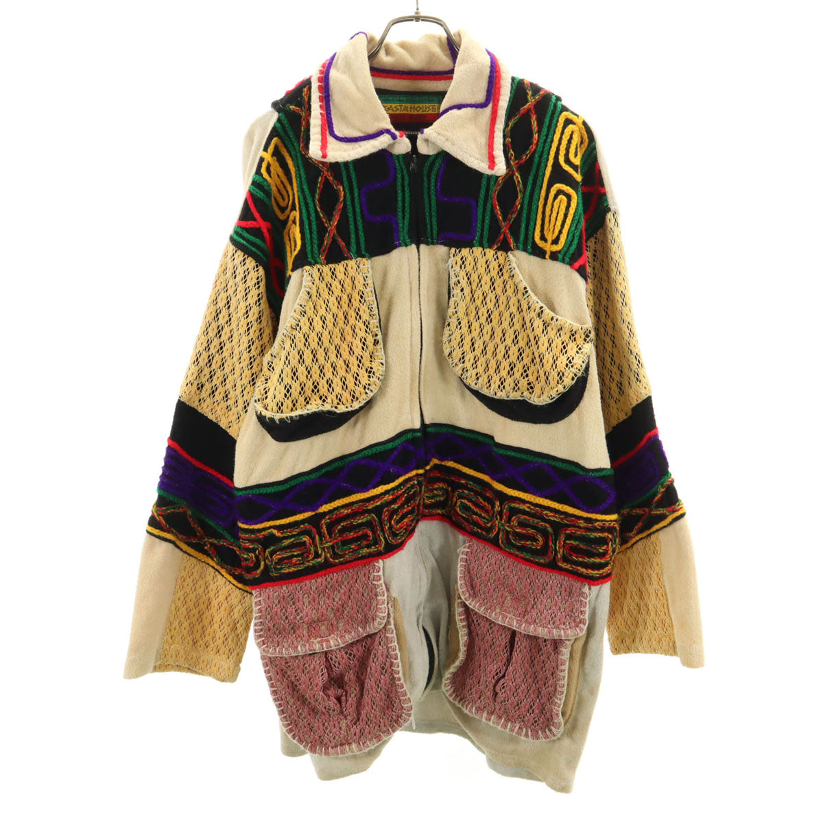 RASTA HOUSE 90s オールド ジップジャケット ベージュ系 メンズ