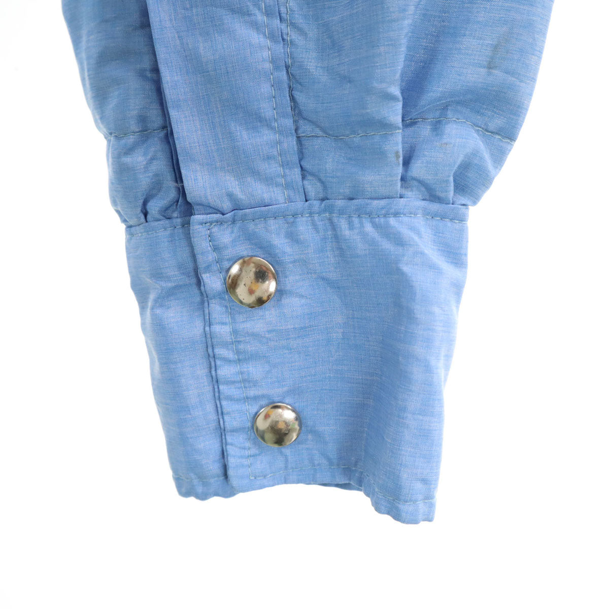 frostline kit 70s ヴィンテージ 長袖 中綿 シャツ M ブルー系 メンズ