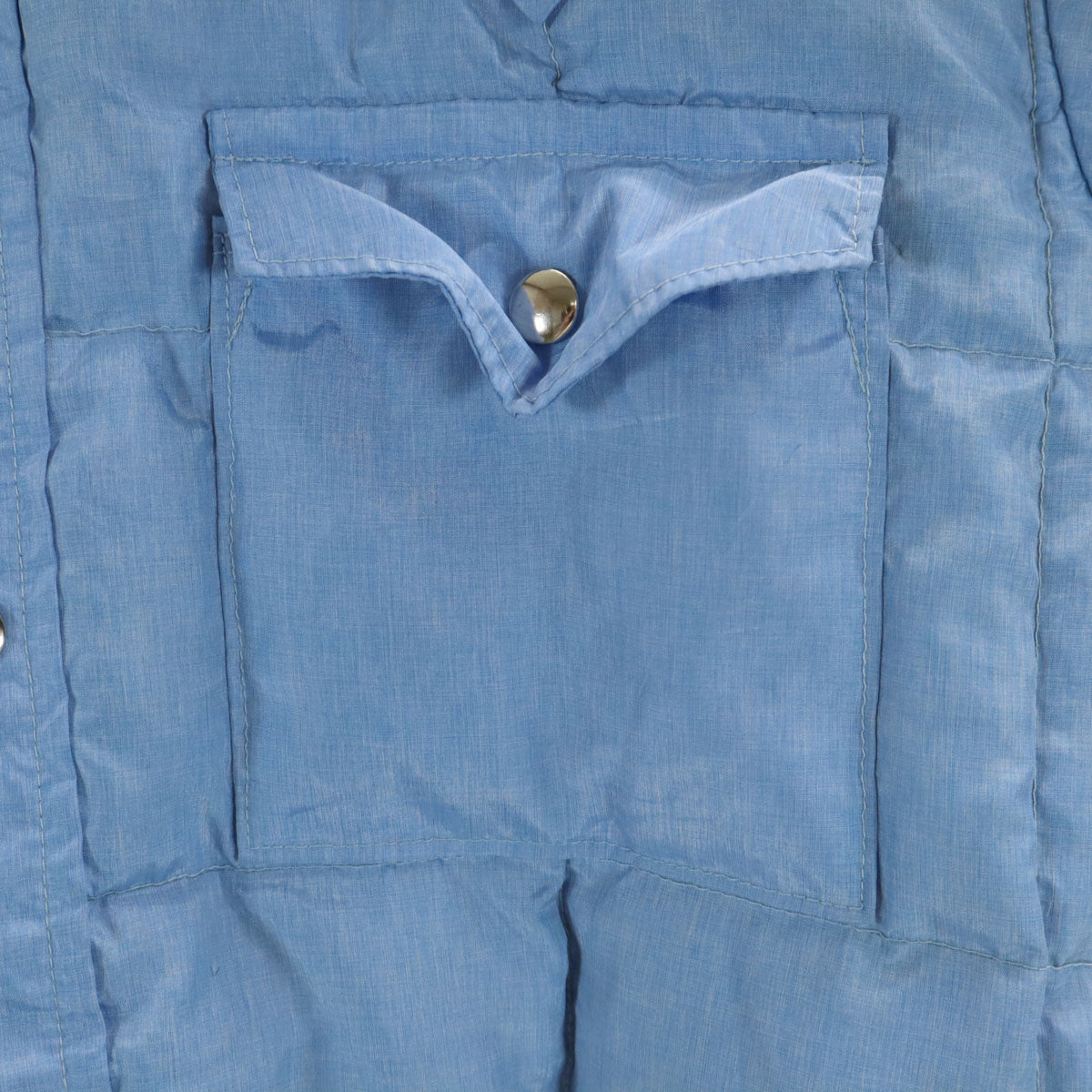 frostline kit 70s ヴィンテージ 長袖 中綿 シャツ M ブルー系 メンズ