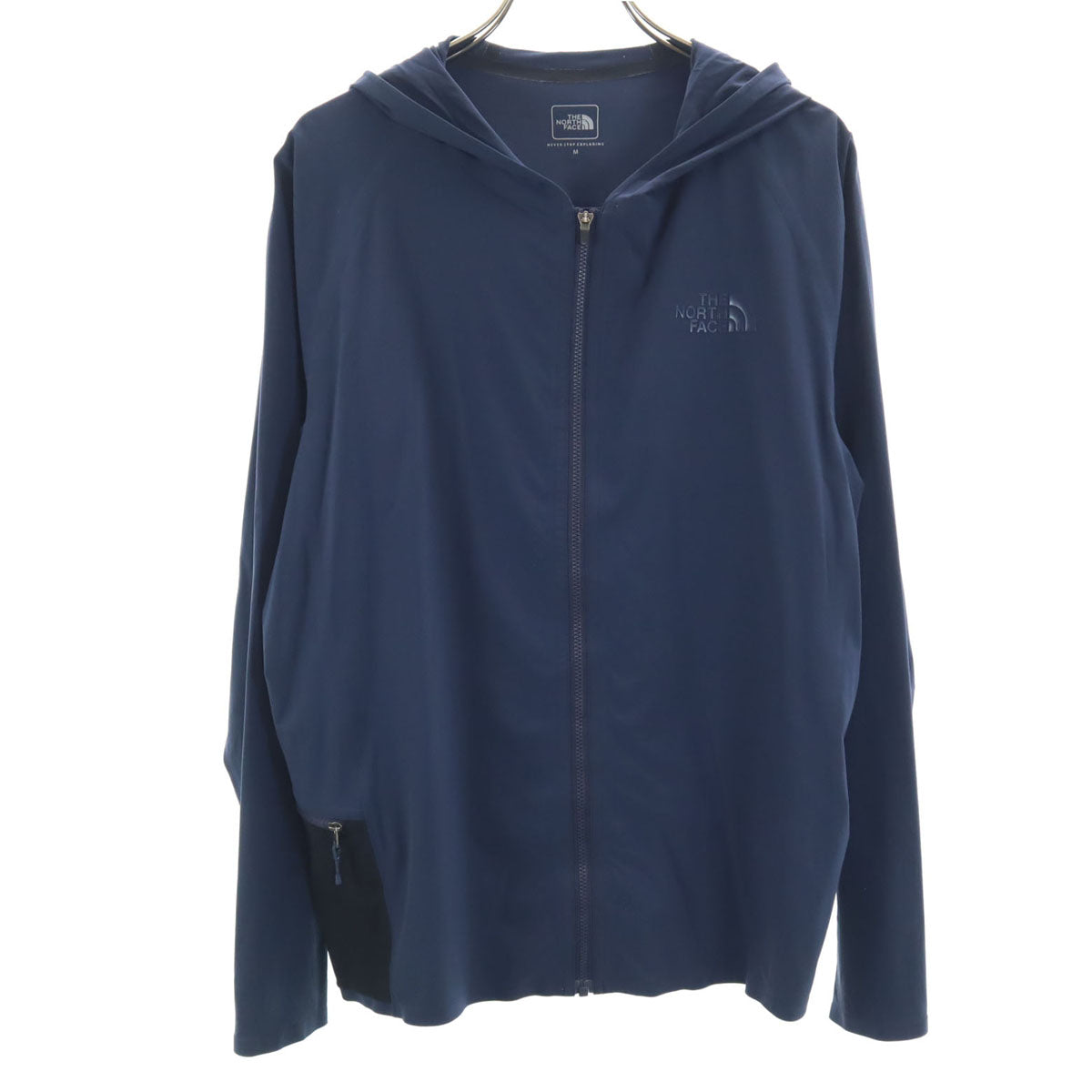 THE NORTH FACE ノースフェイス 長袖 ストレッチボード ジップパーカー M ネイビー アウトドア NT11743 メンズ
