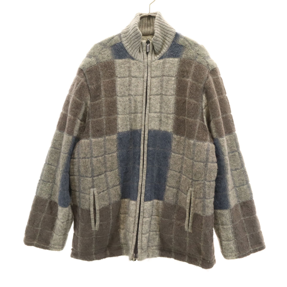 Missoni ミッソーニ イタリア製 リバーシブル ジャケット 50 ライトグレー メンズ