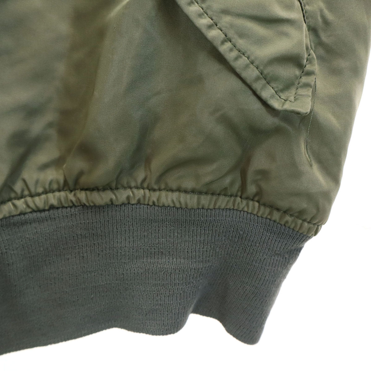 ALPHA アルファ 90s USA製 MA-1 オールド フライトジャケット XL カーキ メンズ