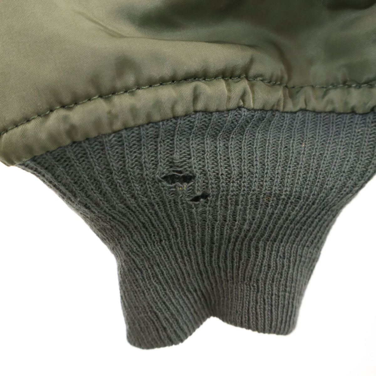 ALPHA アルファ 90s USA製 MA-1 オールド フライトジャケット XL カーキ メンズ