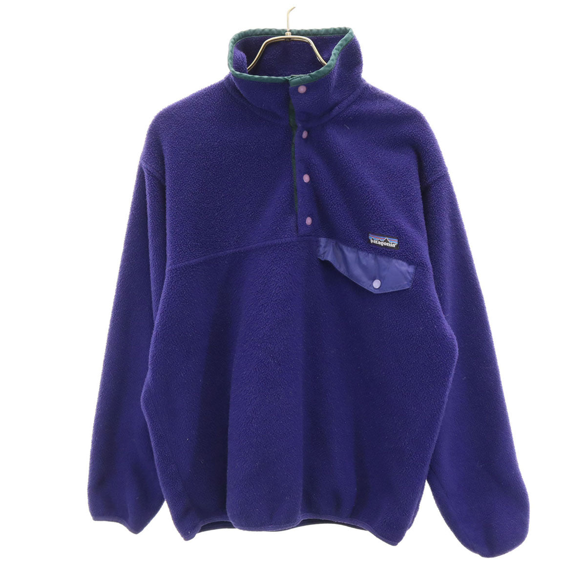 patagonia パタゴニア オールド フリースジャケット S パープル プルオーバー アウトドア メンズ