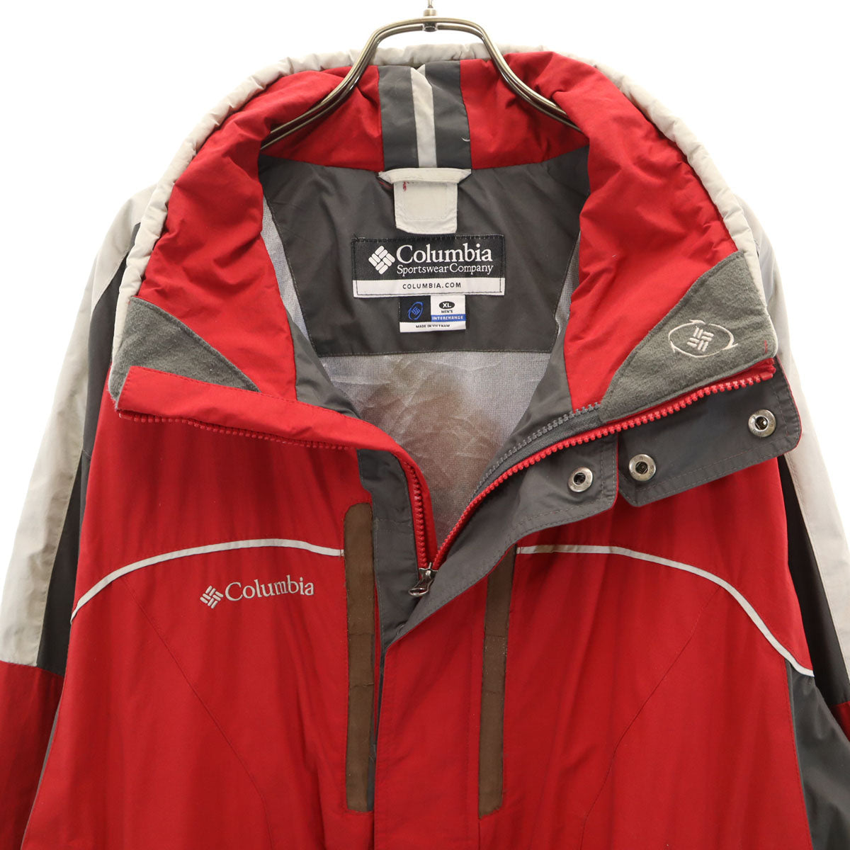 Columbia コロンビア マウンテンジャケット XL レッド アウトドア メンズ