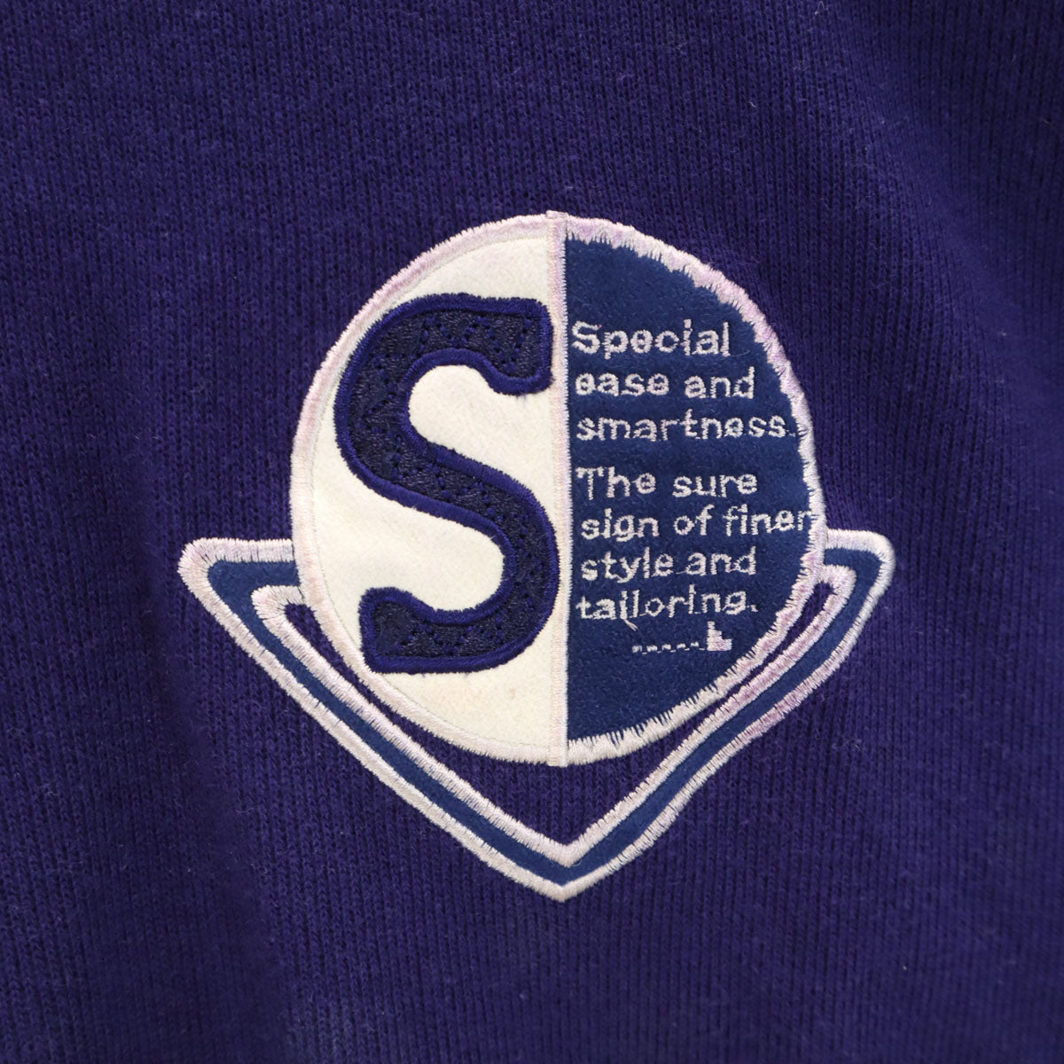 santa fe サンタフェ 90s 日本製 オールド 長袖 トレーナー 4 パープルネイビー スウェット メンズ
