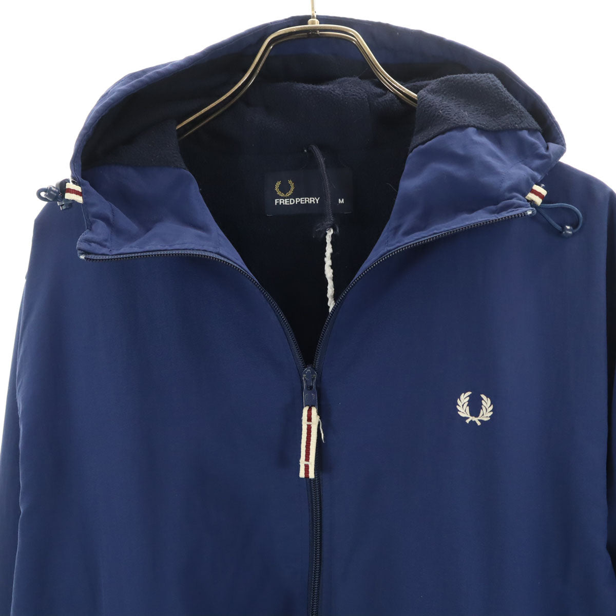 FRED PERRY フレッドペリー フーデット ジャケット M ネイビー系 メンズ