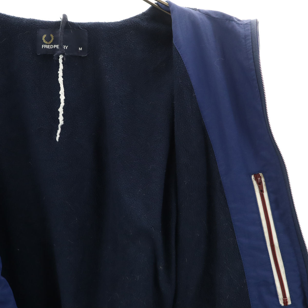 FRED PERRY フレッドペリー フーデット ジャケット M ネイビー系 メンズ