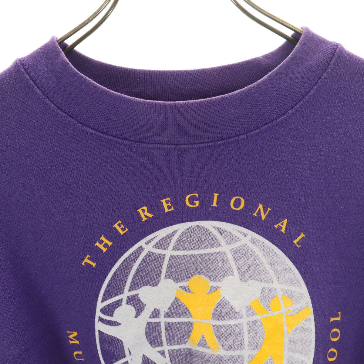 Lee リー 90s USA製 オールド 長袖 トレーナー XL パープル スウェット ビッグサイズ メンズ