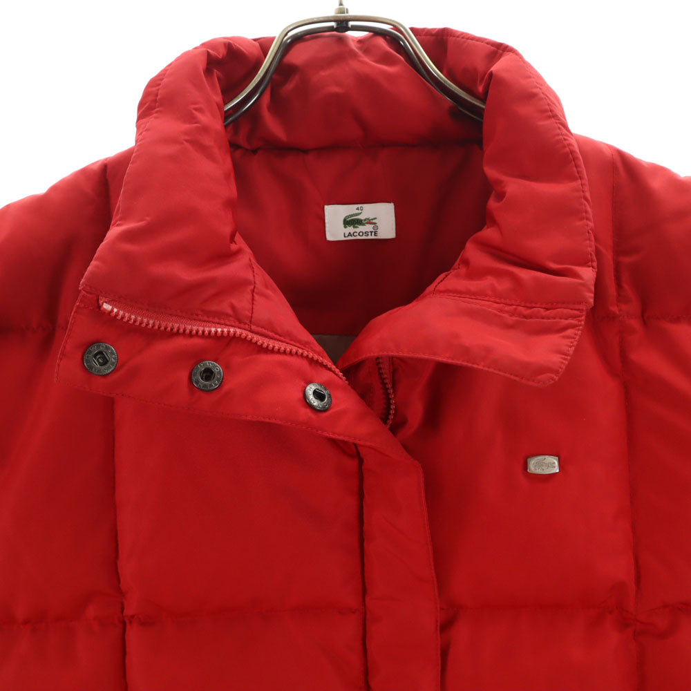 LACOSTE ラコステ ダウンジャケット 40 赤 レディース