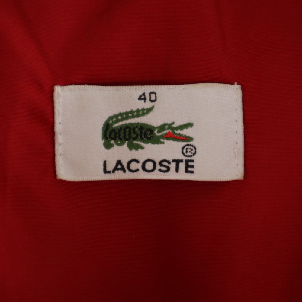 LACOSTE ラコステ ダウンジャケット 40 赤 レディース