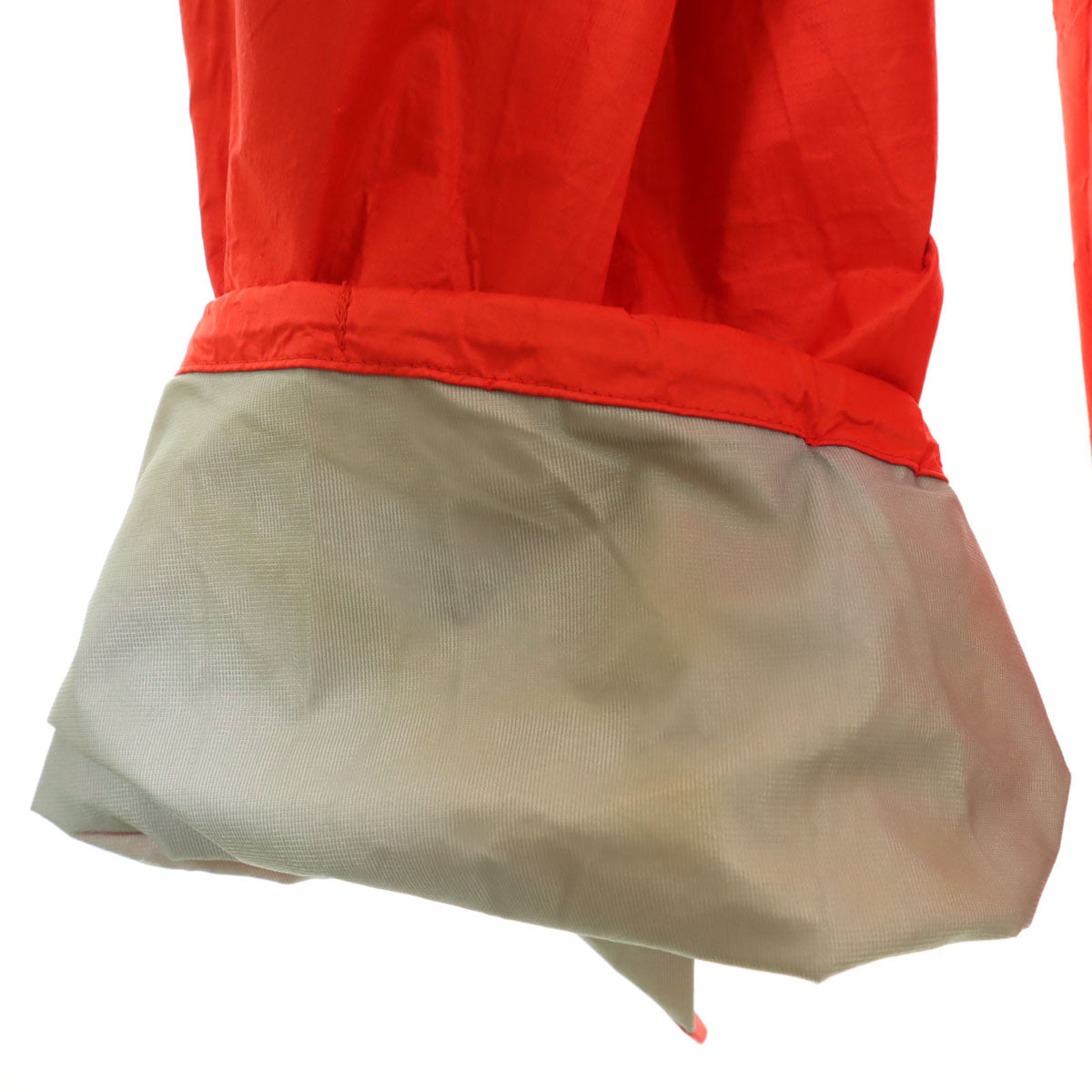 mont-bell モンベル ゴアテックス ジャケット 上下 セットアップ XL 朱色 収納袋付き アウトドア メンズ