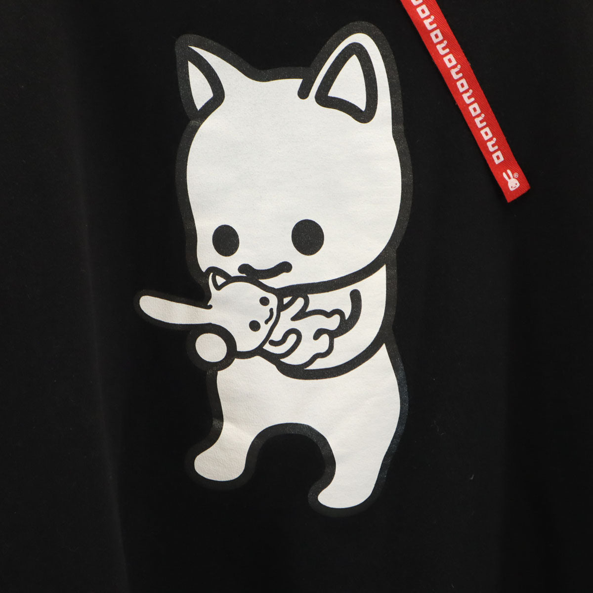 CUNE キューン バックプリント 長袖 スウェット ジップパーカー M ブラック レディース