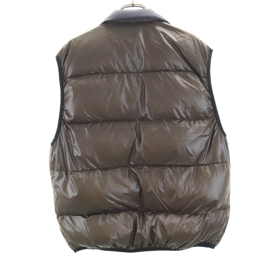 FIRSTDOWN ファーストダウン リバーシブル ダウンベスト L チャコールグレー メンズ