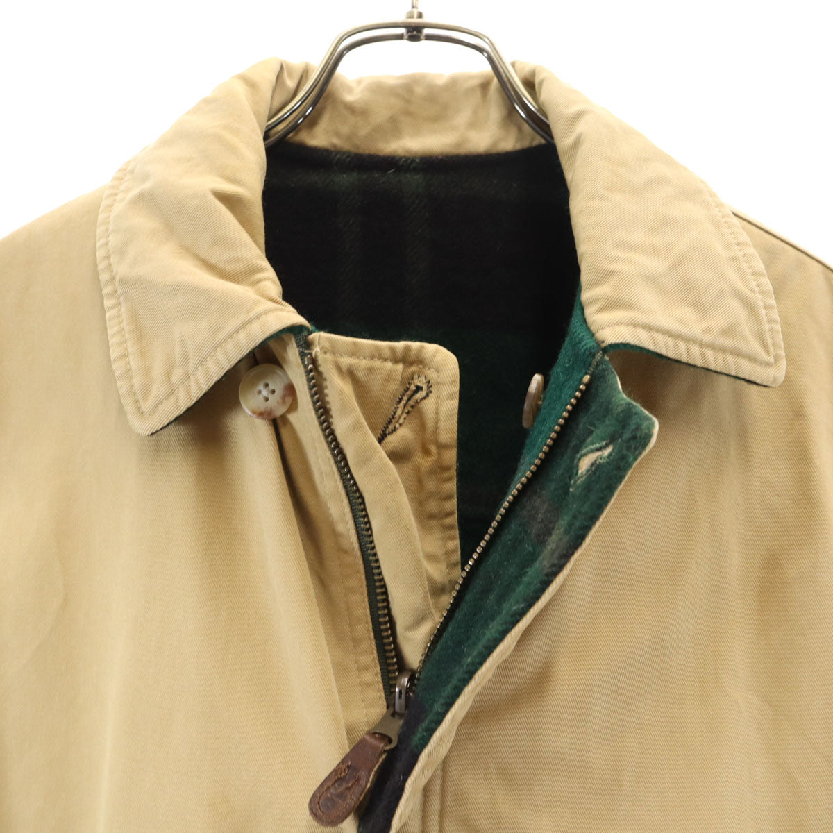 Polo by Ralph Lauren ポロバイラルフローレン USA製 リバーシブル ジャケット S ベージュ メンズ