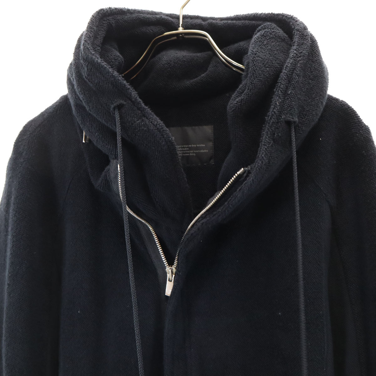 bajra バジュラ 日本製 パイル ジップジャケット 2 ブラック メンズ