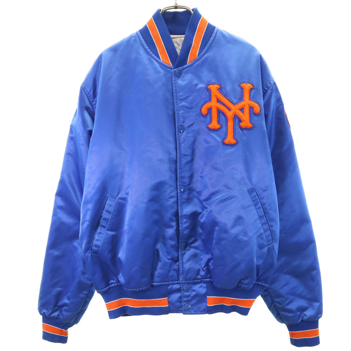 STARTER スターター 90s NLB USA製 オールド スタジャン L ブルー メンズ