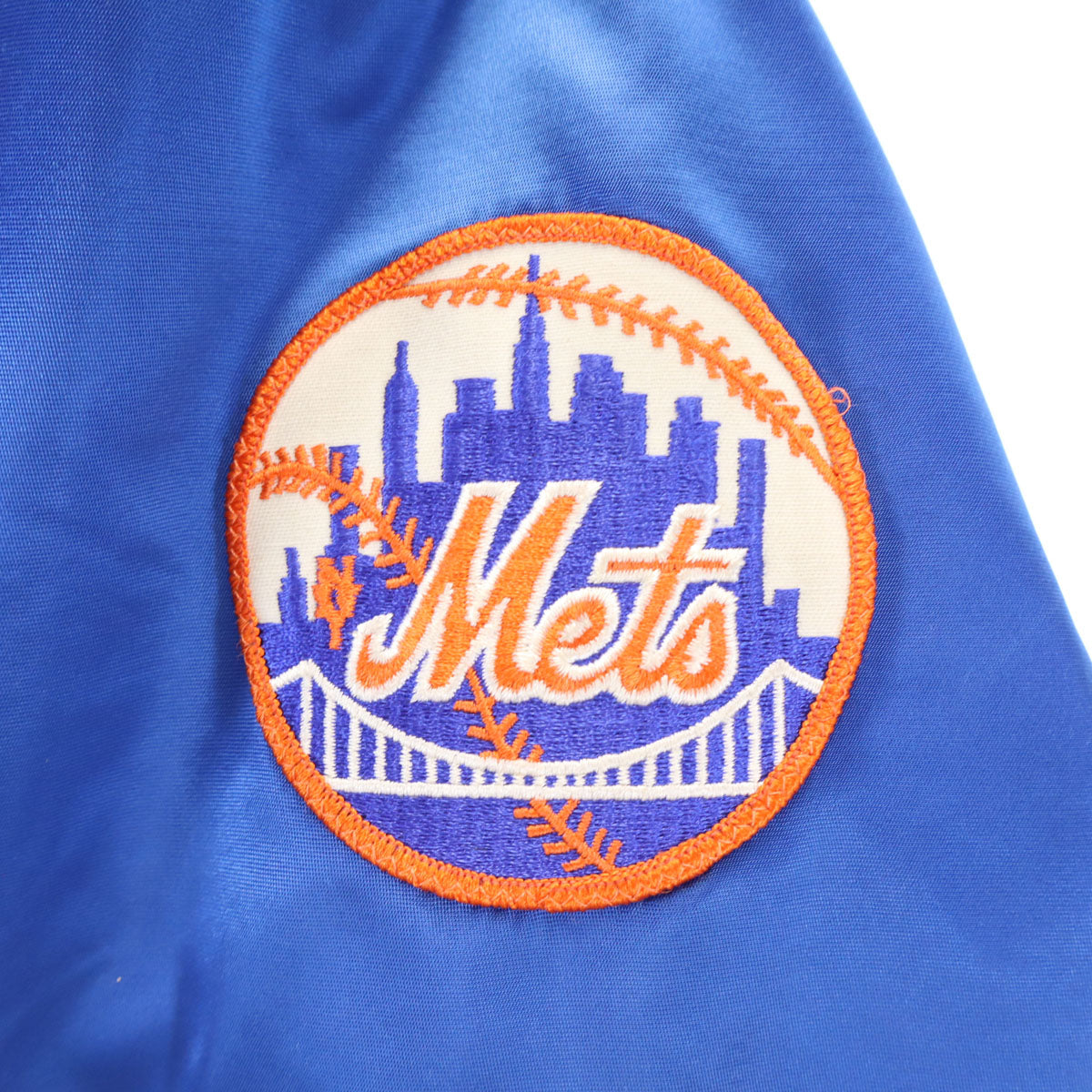 STARTER スターター 90s NLB USA製 オールド スタジャン L ブルー メンズ