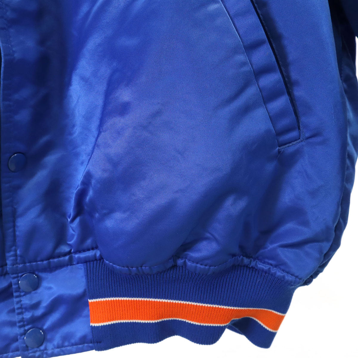 STARTER スターター 90s NLB USA製 オールド スタジャン L ブルー メンズ