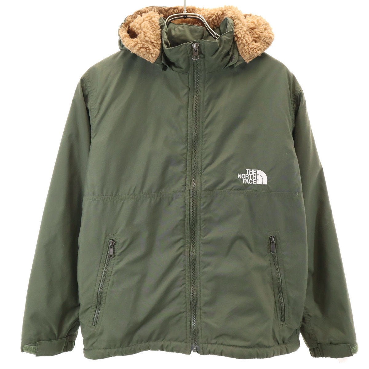 THE NORTH FACE ザノースフェイス コンパクトノマド ジャケット 150 カーキ アウトドア NPJ72257 キッズ