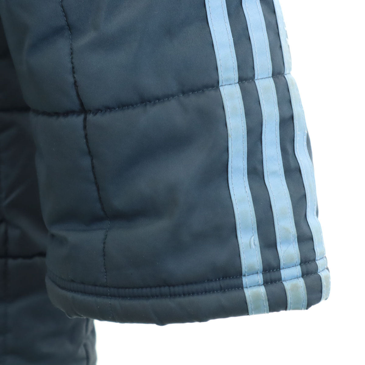 adidas アディダス 中綿コート S ネイビー メンズ