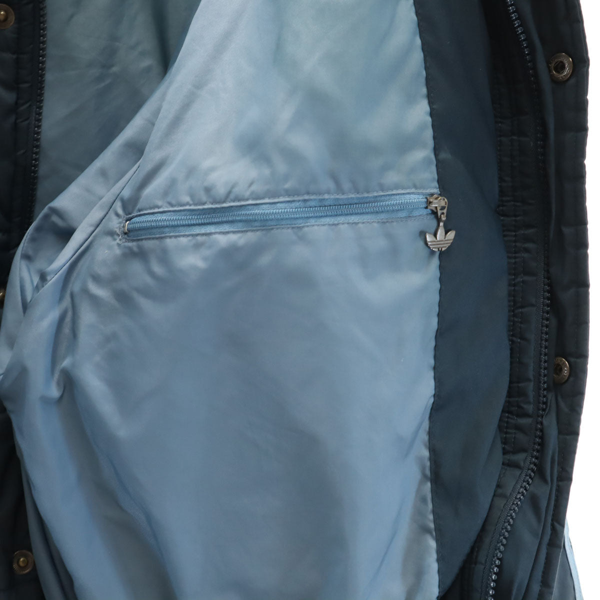 adidas アディダス 中綿コート S ネイビー メンズ