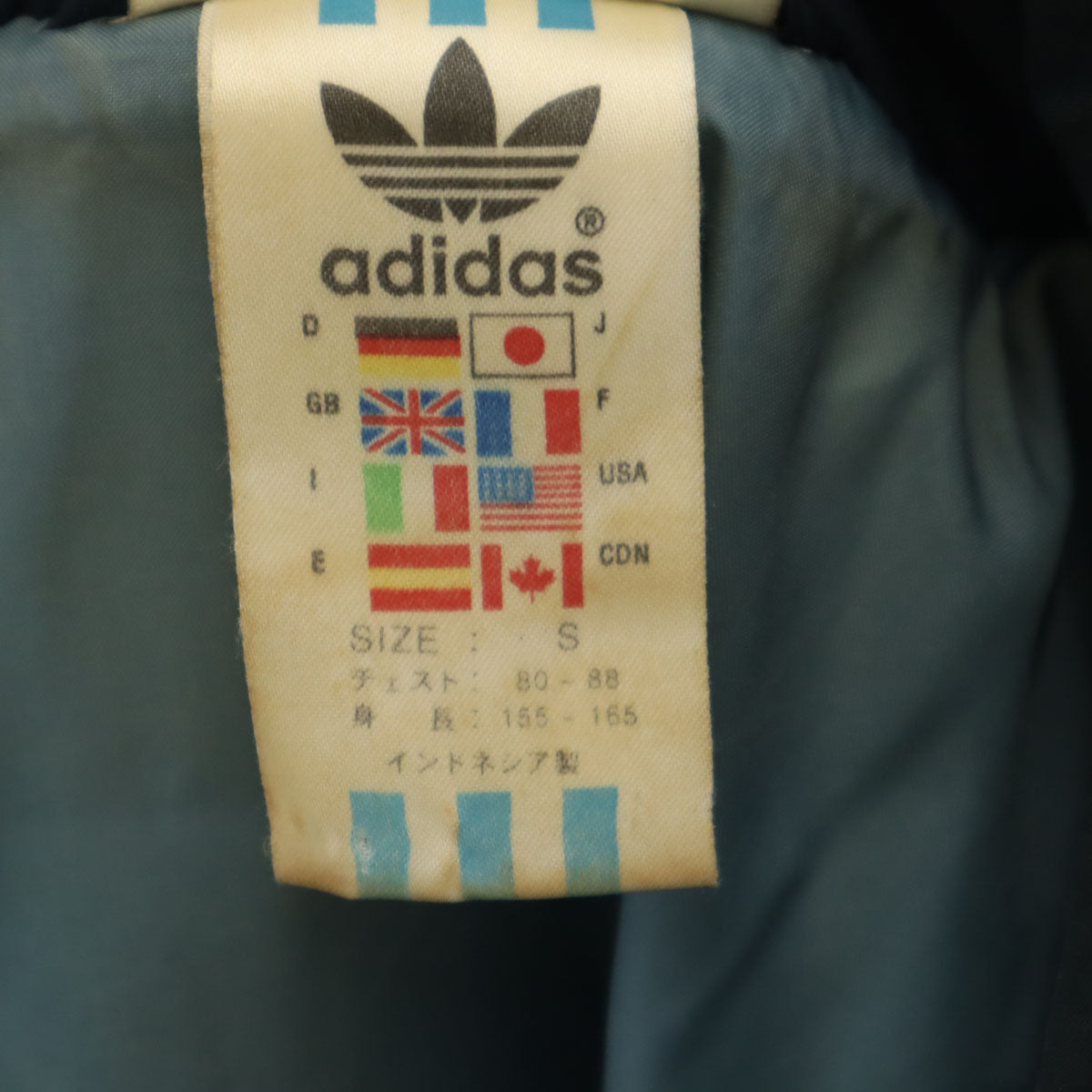 adidas アディダス 中綿コート S ネイビー メンズ