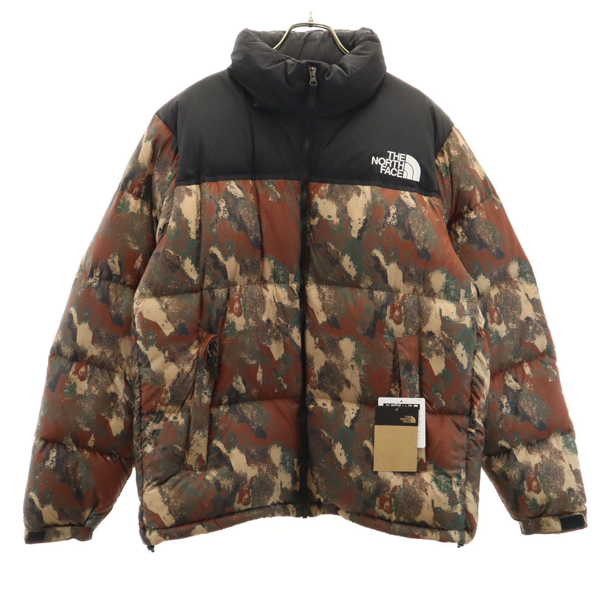 未使用 THE NORTH FACE ノースフェイス ノベルティー ヌプシ ダウンジャケット XL ブラウン ND92336R アウトドア ポケッタブル メンズ