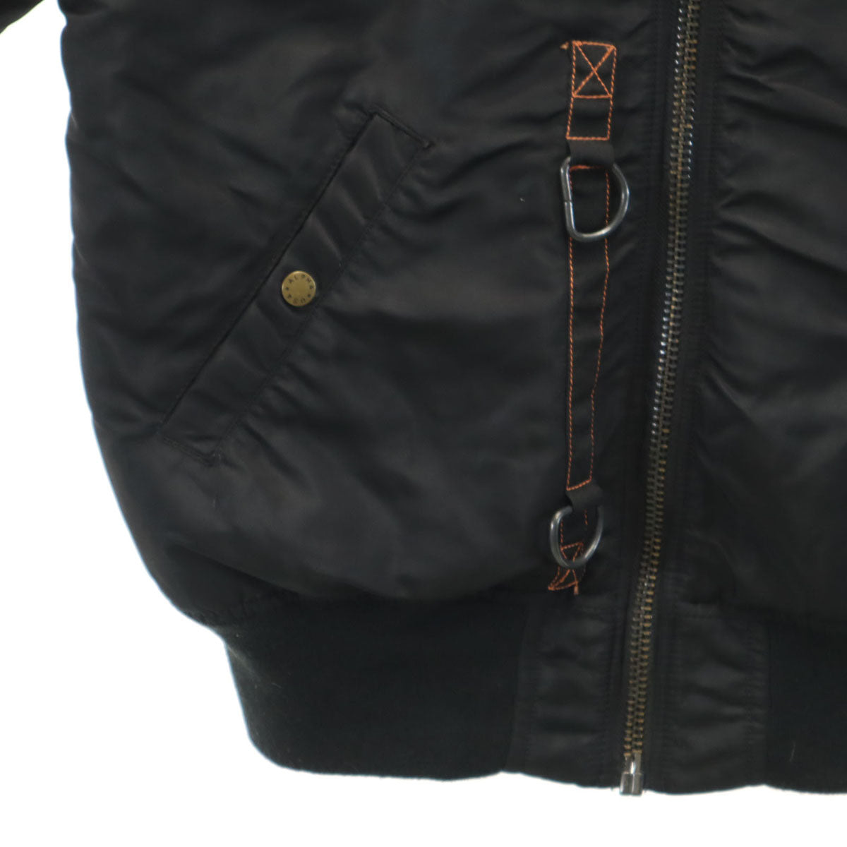 ALPHA INDUSTRIES INC アルファインダストリーズ フライトジャケット L ブラック メンズ