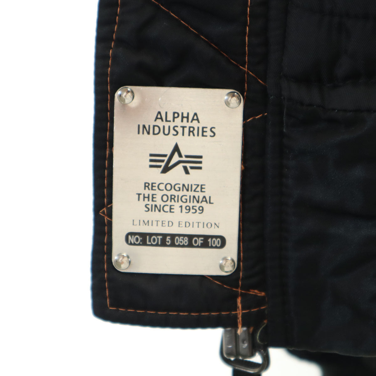 ALPHA INDUSTRIES INC アルファインダストリーズ フライトジャケット L ブラック メンズ