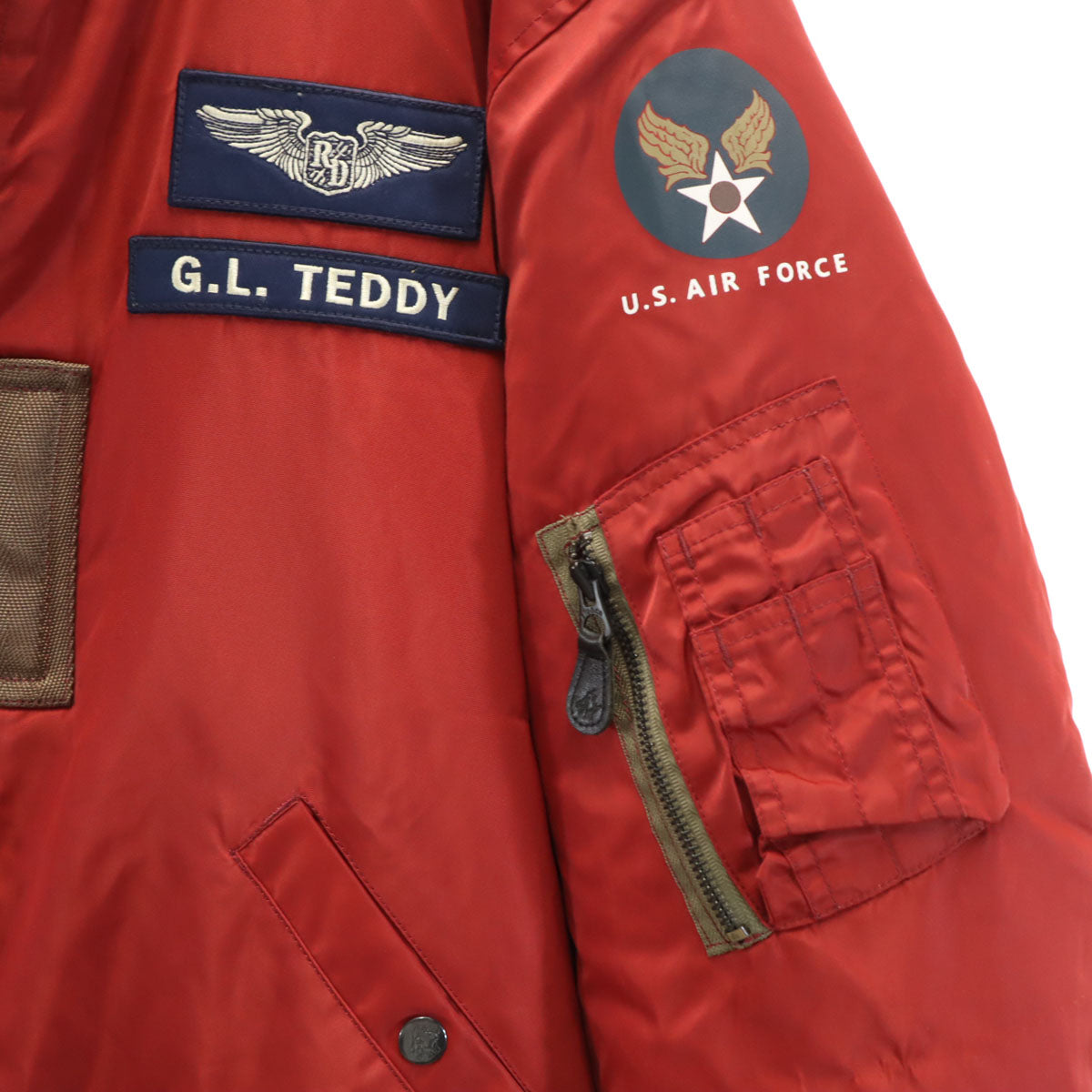 TEDMAN テッドマン フライトジャケット 46 レッド メンズ