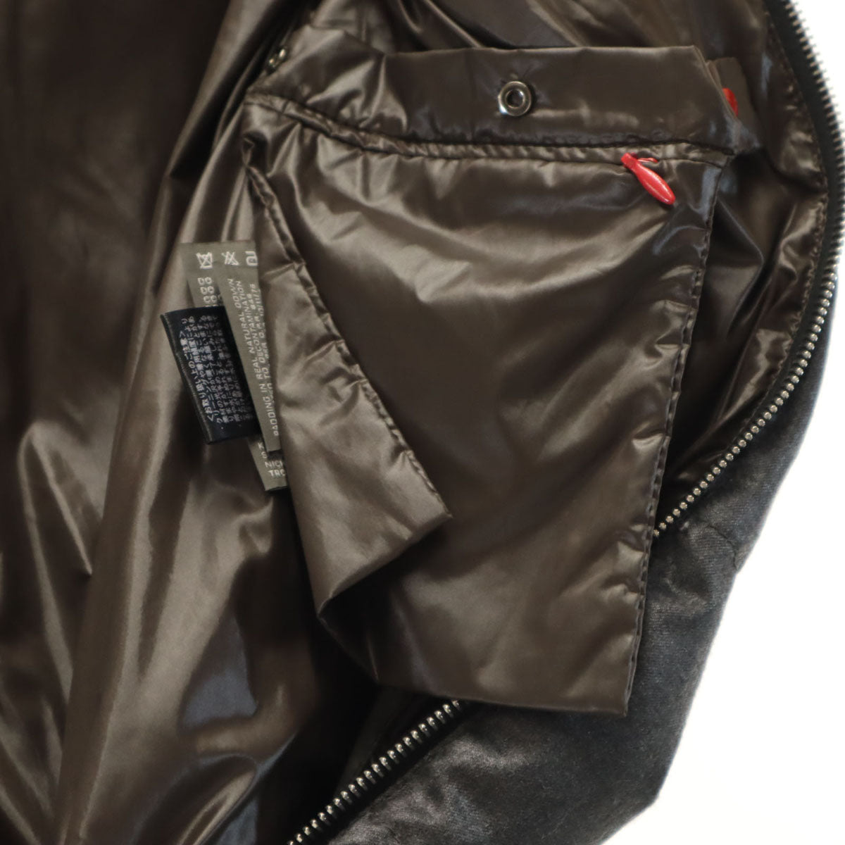 DUVETICA デュベティカ ブルガリア製 ダウンベスト 40 グレー レディース