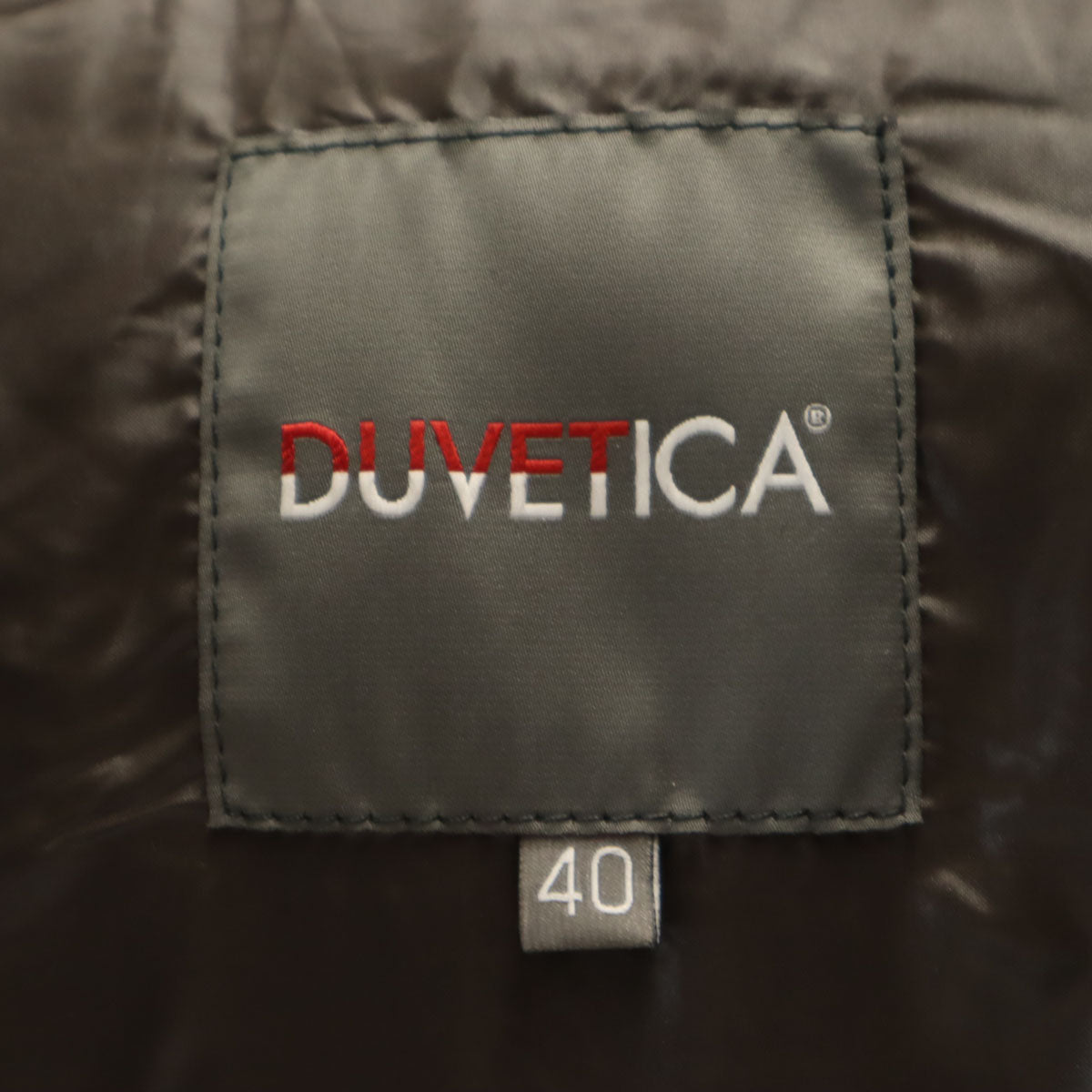 DUVETICA デュベティカ ブルガリア製 ダウンベスト 40 グレー レディース