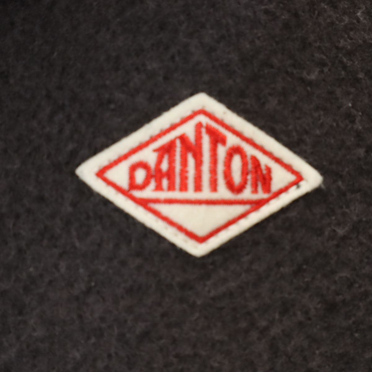 Danton ダントン 日本製 ウールモッサ シングルフード ジャケット 36 チャコールグレー レディース