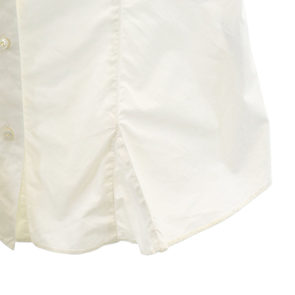 SalvatoreFerragamo サルバトーレフェラガモ イタリア製 長袖 ボタンダウンシャツ 46 ホワイト レディース